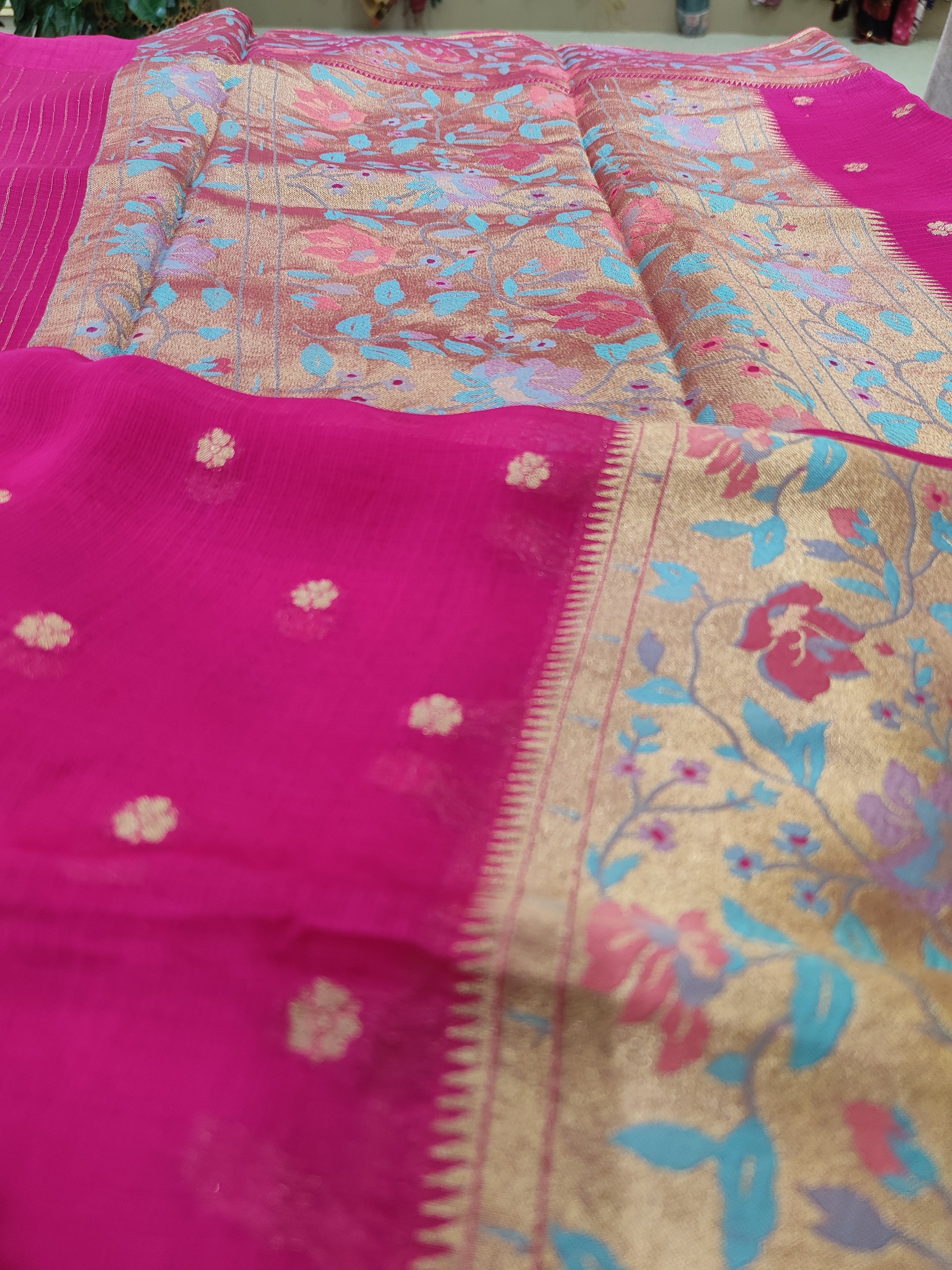 PINK COLOUR SAREE