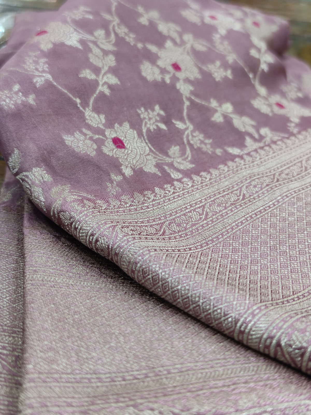 ONION PINK COLOUR SAREE