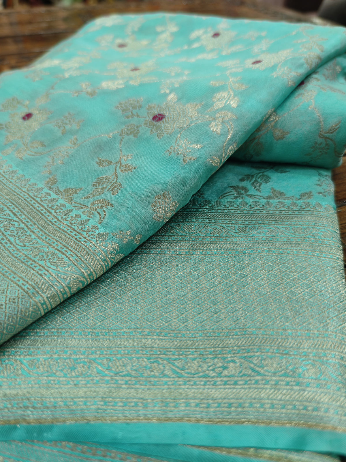 SKY BLUE COLOUR SAREE