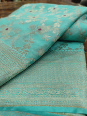 SKY BLUE COLOUR SAREE