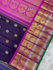 PURPLE / PINK  KANCHI SAREE