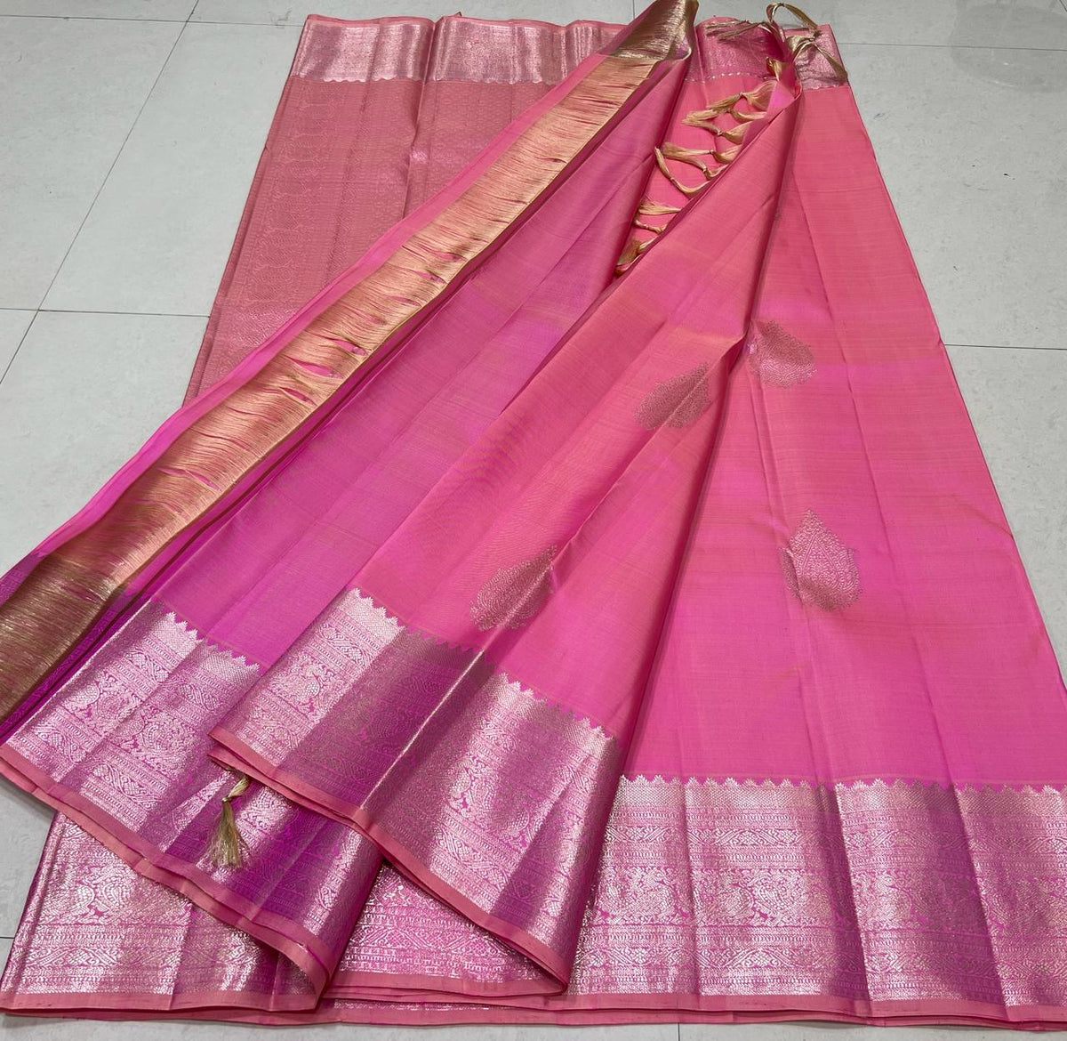 PINK KANCHI SAREE
