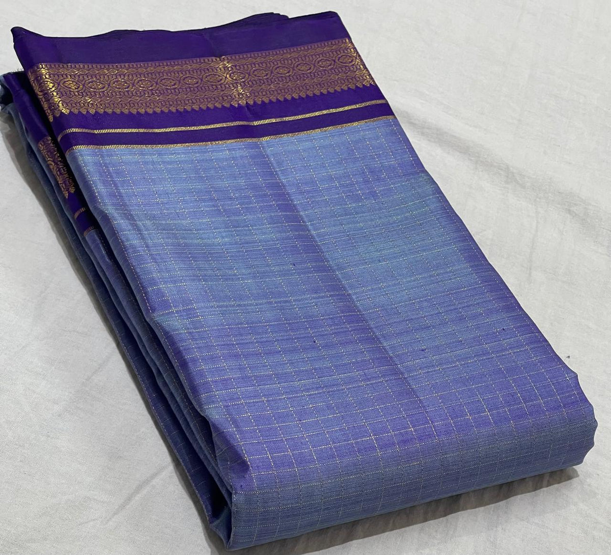 PRUPLE KANCHI SILK SAREE
