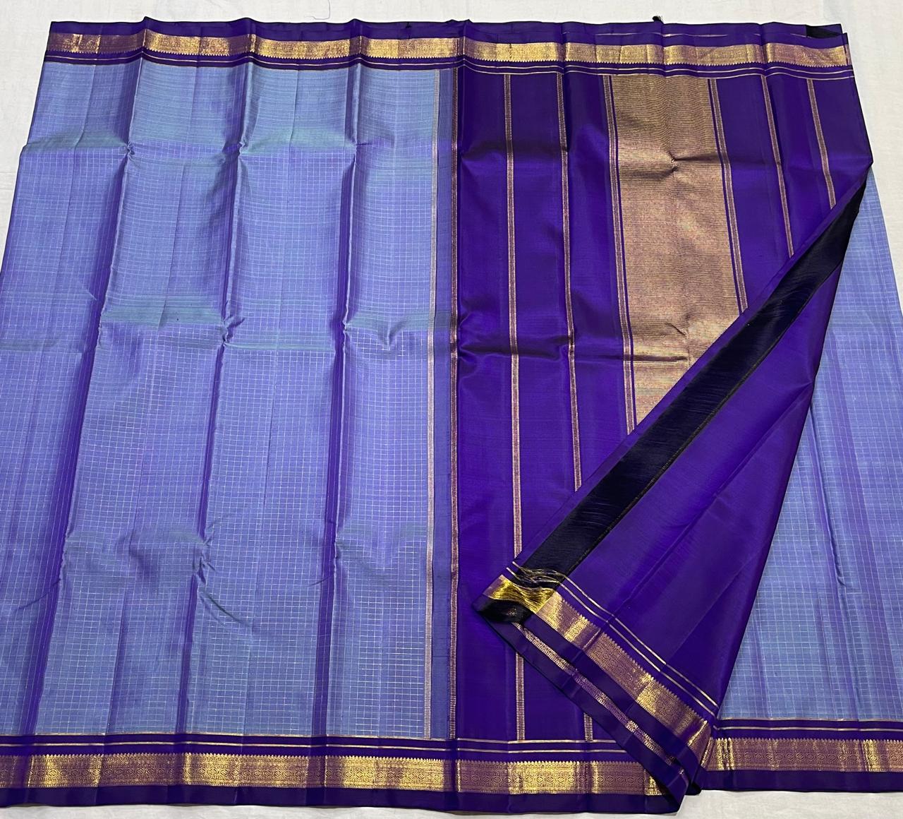 PRUPLE KANCHI SILK SAREE