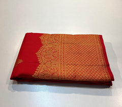 RED KANCHI SILK SAREE