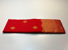 RED KANCHI SILK SAREE