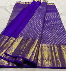 PURPLE KANCHI SILK SAREE