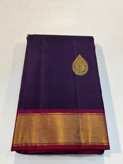 PURPLE/GOLD KANCHI NSILK SAREE